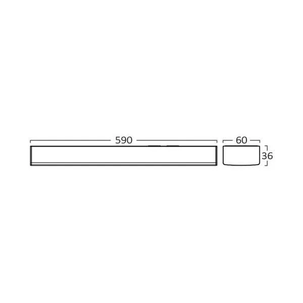 LED Lampa vodootporna 18W 6500K 