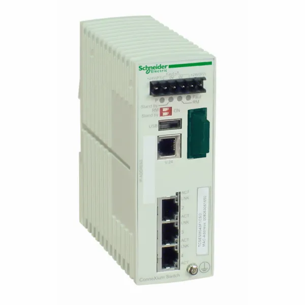 Ethernet TCP/IP upravljivi switch - ConneXium - 3TX/1FX - monomodni 