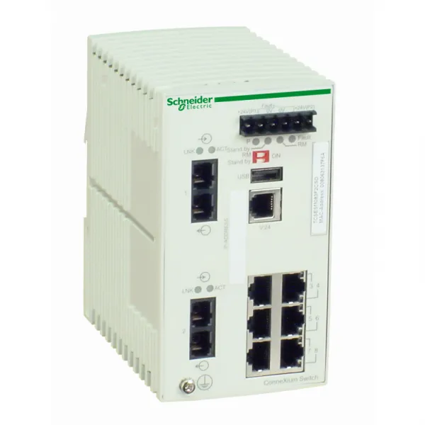 Ethernet TCP/IP upravljivi switch - ConneXium - 6TX/2FX - multimodni 