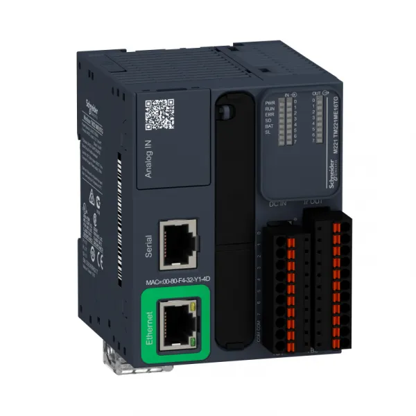 kontroler M221 16 IO tranzistorski PNP Ethernet opružni priključci 