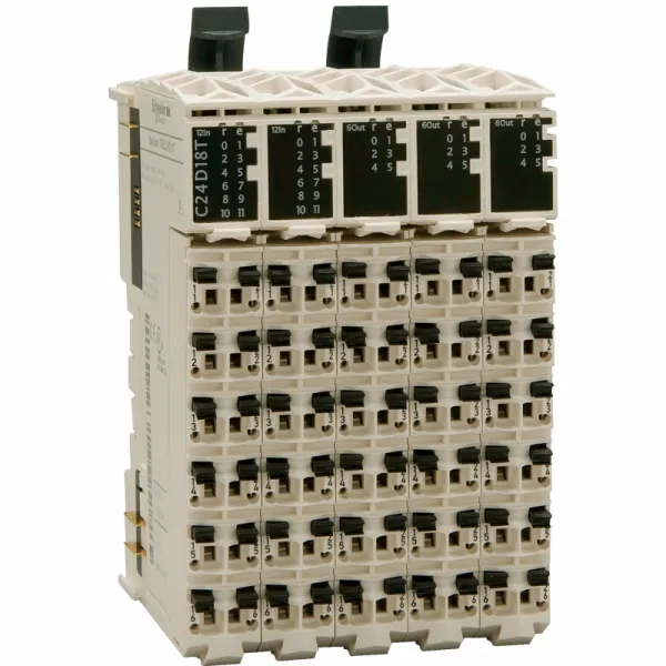 kompaktni I/O blok za proširenje TM5 - 24 I/0 - 12 DI - 6 DO tranz.- 4 AI - 2 AO 