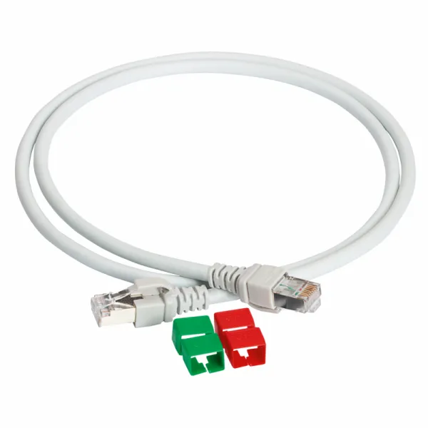 Actassi CL-MNC5e patch kabl F/UTP 4P kat. 5e 155MHz LSZH 1m sivi 