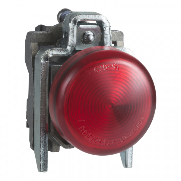 crvena kompletna signalna lampica Ø22 ravna sočiva sa integrisanim LED 230..240V 