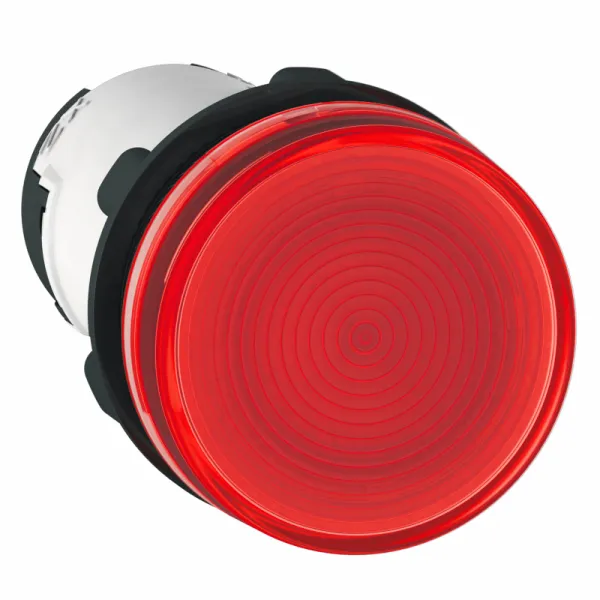 signalna lampica Ø 22 - crvena - sijalica BA 9s - 230 V - vijčani priključak 