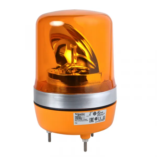 106mm rotirajuća svetiljka narandžasta 24VAC-DC 