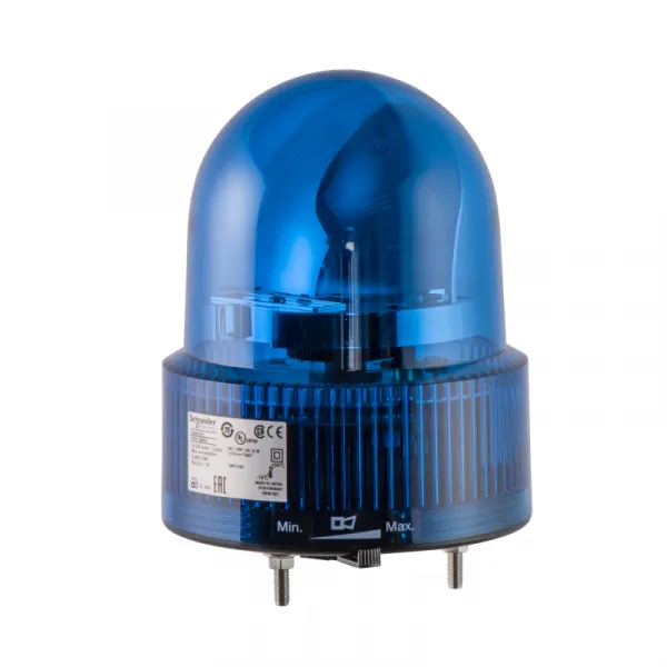 120mm rotirajuća svetiljka plava 12VAC-DC 