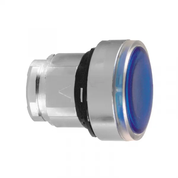 plava udubljena glava svetlećeg tastera Ø22 bez povratka za integrisan LED 