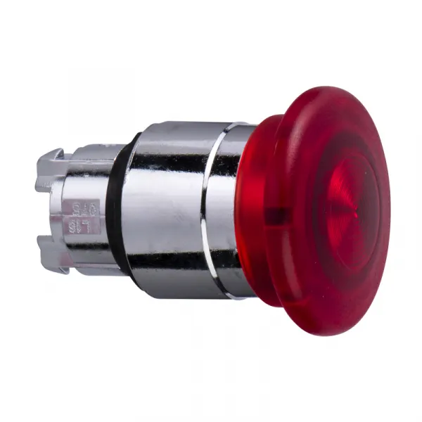 crvena Ø40 svetleća pečurkasta glava tastera Ø22 opružna sa povratkom sa LED-om 