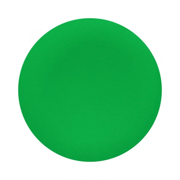 zelena neobeležena kapica za okrugli udubljeni taster Ø22 