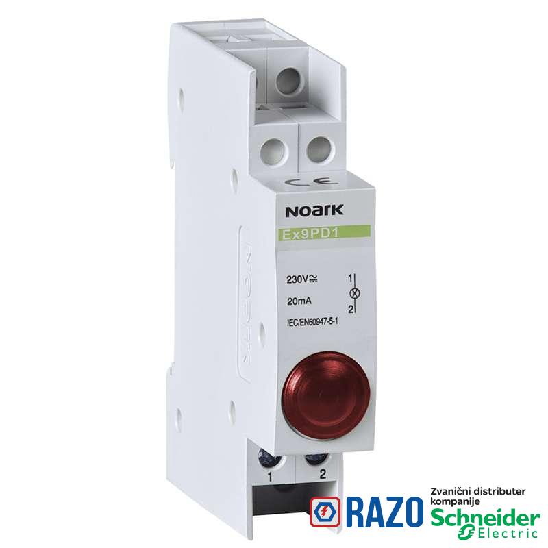 Signalna sijalica 230V AC/DC LED crvena 