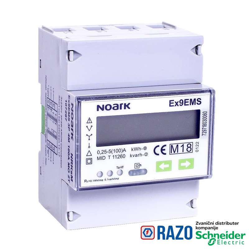 Pametno energetsko brojilo 3P 4M CT ModBus komunikacija  2-tarifno 