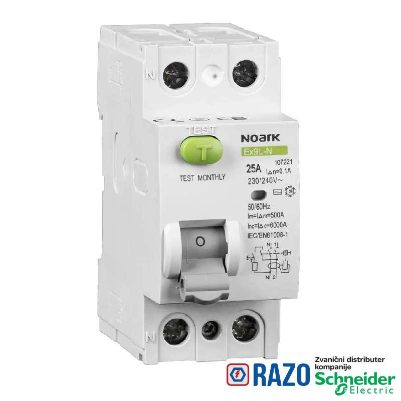 Diferencijalna zaštitna sklopka 2P 40A/300mA tip AC 