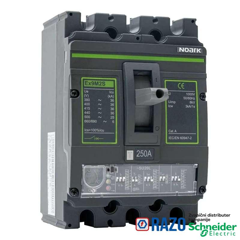 Kompaktni prekidač M2 SU20L 100A 3P 36kA 