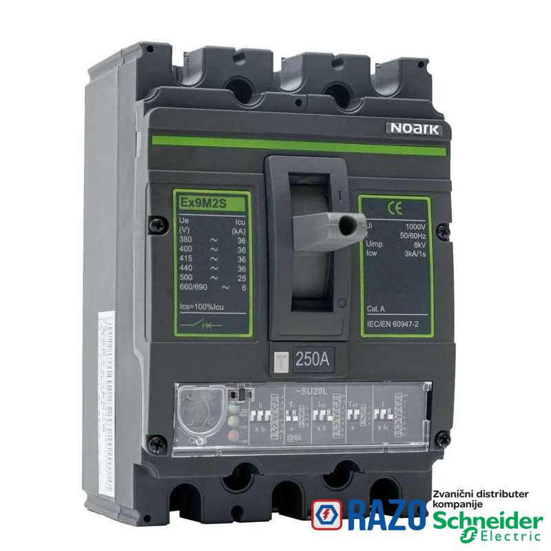 Kompaktni prekidač M2 SU20L 250A 3P 36kA 