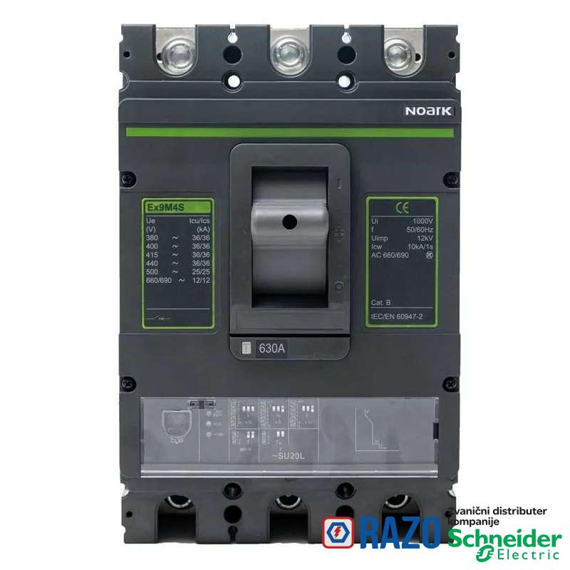 Kompaktni prekidač M3 SU20L 400A 3P 36kA 