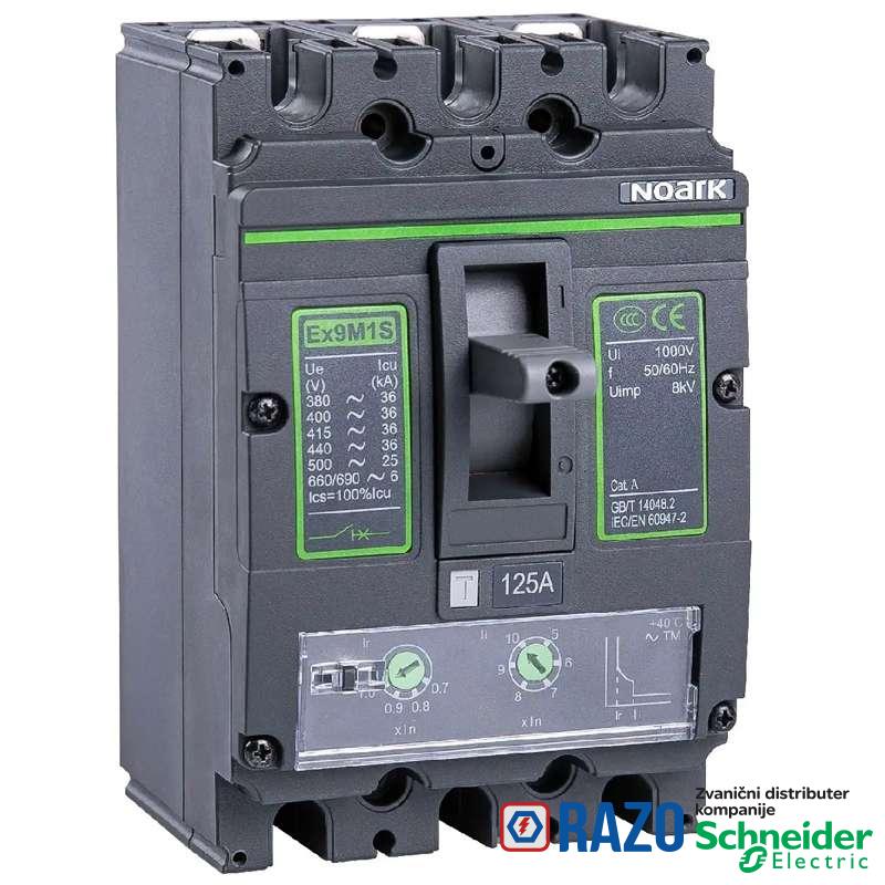 Kompaktni prekidač M1 TM 40A  3P 36kA 