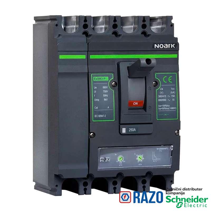 AC Kompaktni prekidač M1 TM 100A  4P4T 36kA 