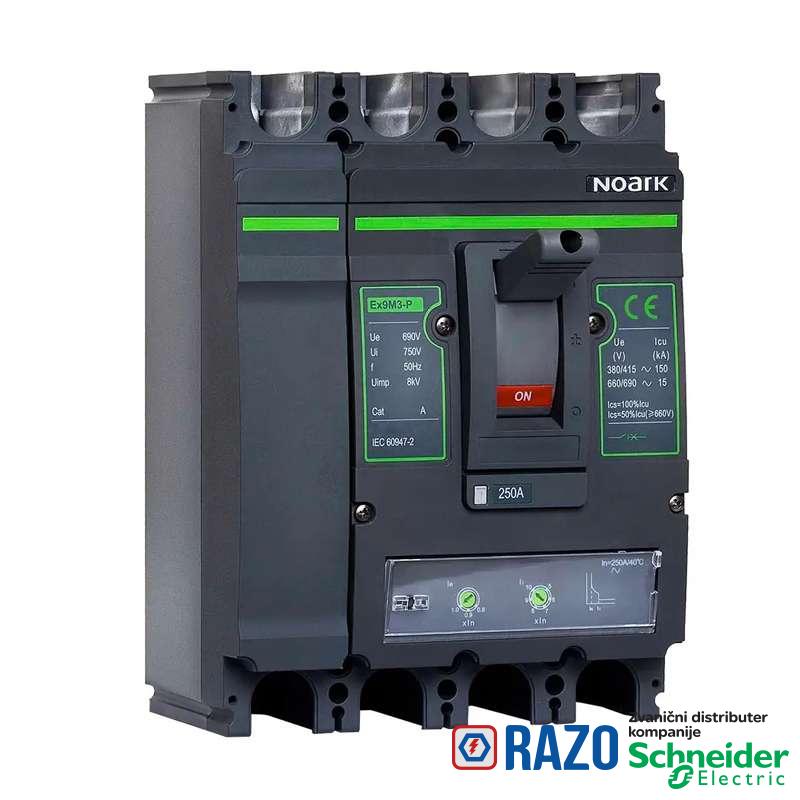 AC Kompaktni prekidač M3 TM 400A 4P4T 36kA 