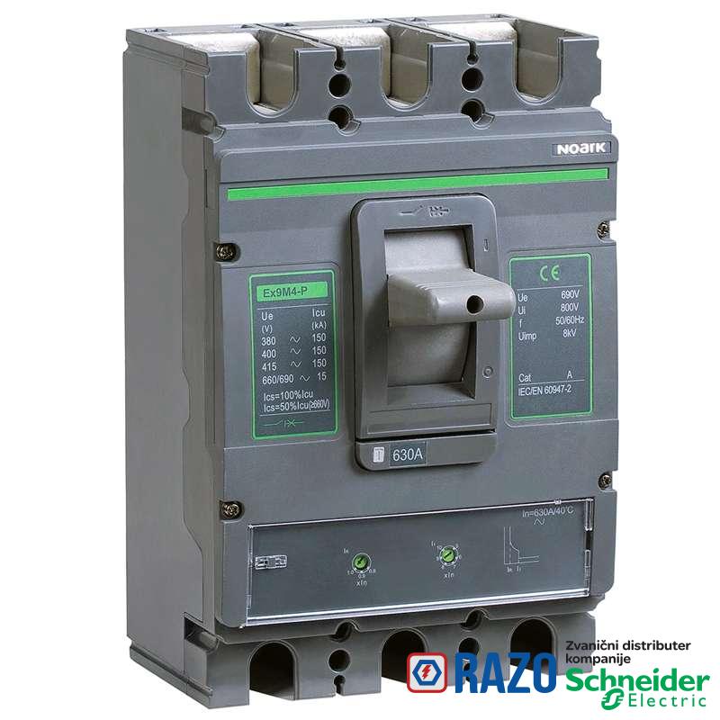 Kompaktni prekidač M4 TM 630A 3P 36kA 