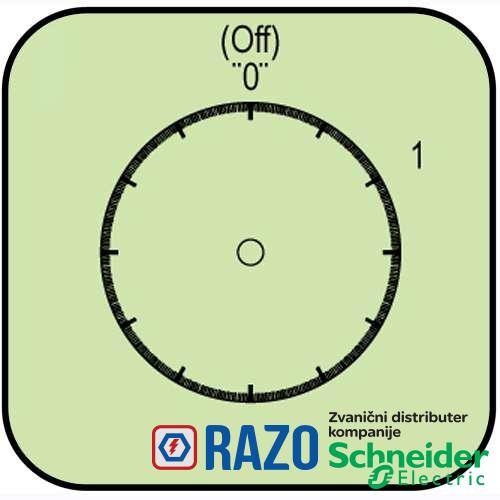 Grebenasti prekidač 2 položaja 0-1 100A 4-polni 