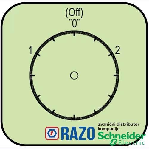Grebenasti prekidač 3 položaja 1-0-2 63A 4-polni 