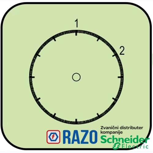 Grebenasti prekidač 2 položaja 1-2 16A 1-polni 