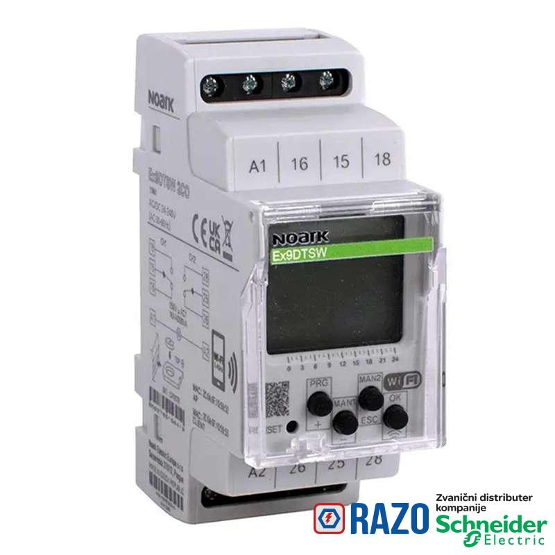 Digitalni tajmer Wi-Fi dnevno nedeljno i godišnje programiranje 230V 2CO 