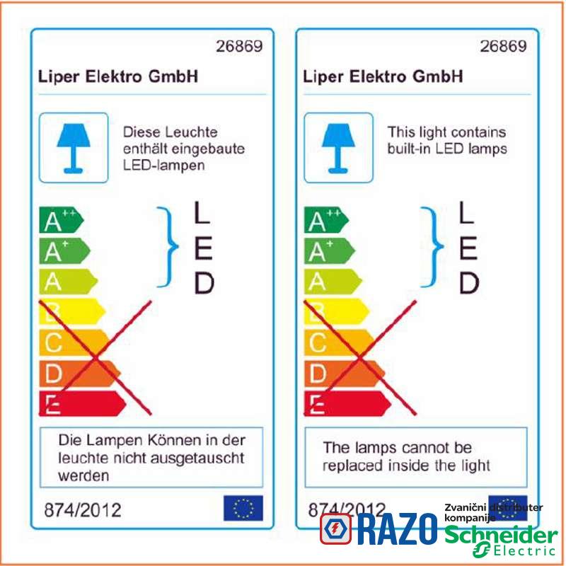 LED Panel nadgradni kockasti 18W 4000K 