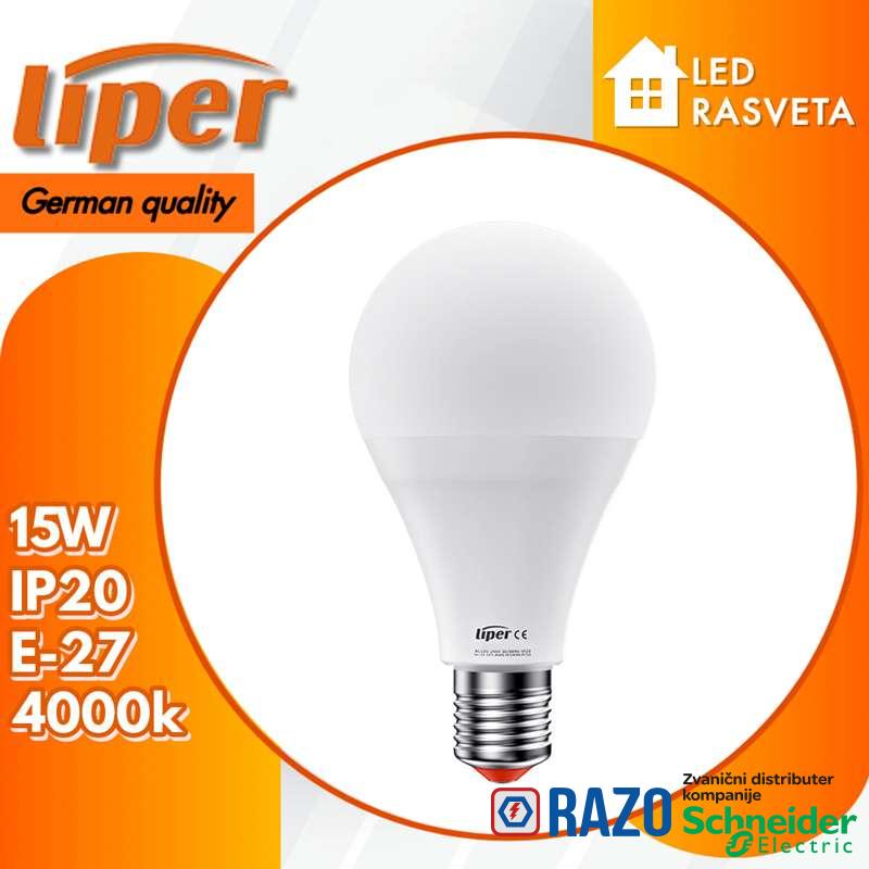 LED Sijalica E-27 15W 4000K 1500lm 