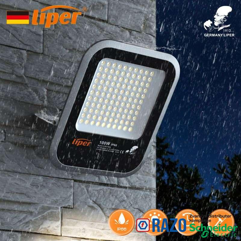 LED Reflektor 100W 6500K 10000lm IP66 