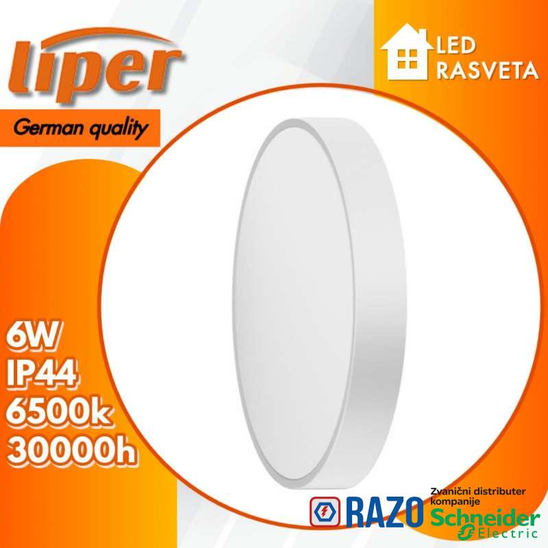 Led panel okrugli n/z 6W6500K IP44 LPDL-06EMS01-Y 