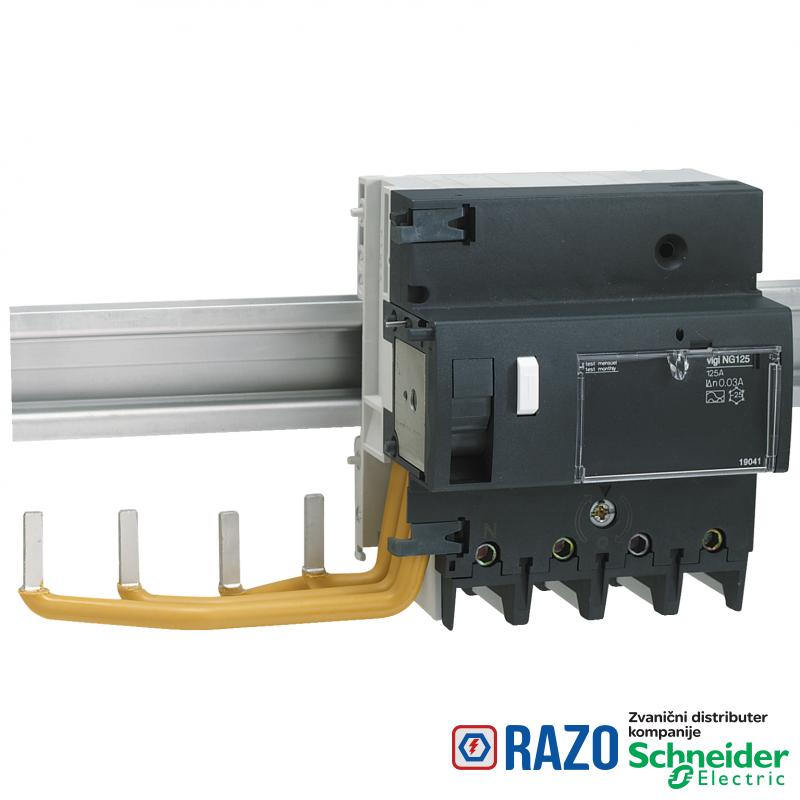 NG125 - dodatak diferencijalne zaštite - Vigi NG125 - 4P - 63A - 1000mA 
