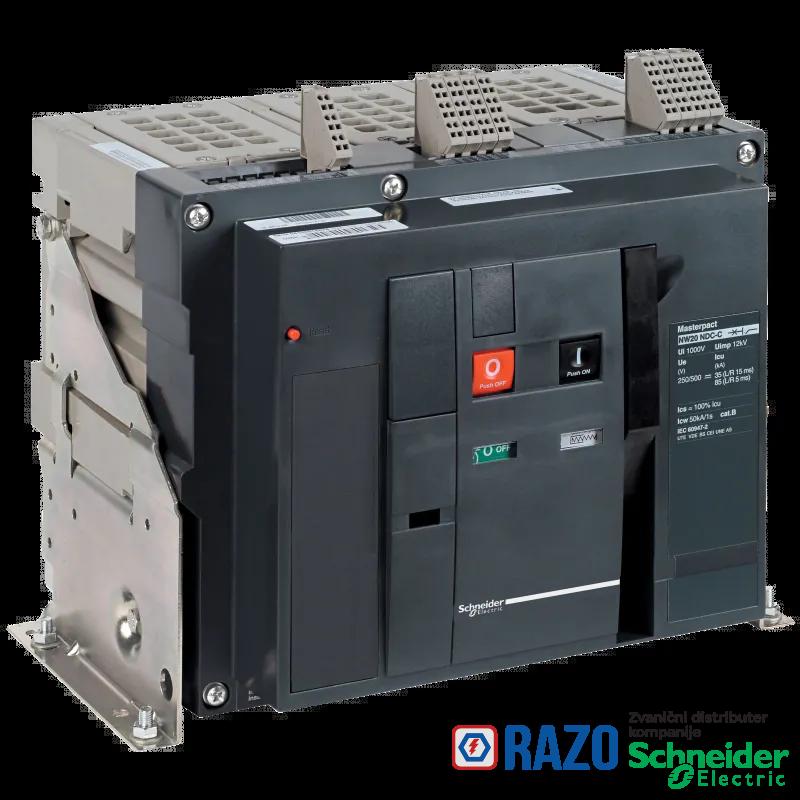 rastavljač Masterpact NW10HF - 1000 A - 690 V - 3P - fiksni 