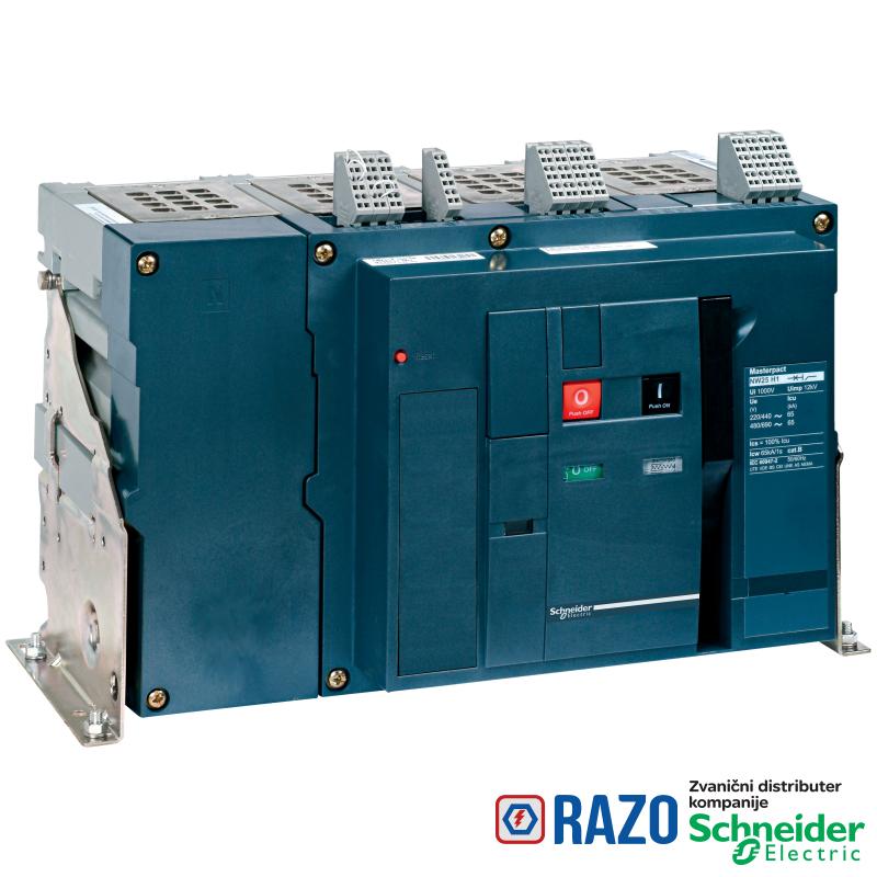 rastavljač Masterpact NW12HA - 1250 A - 690 V - 4P - fiksni 