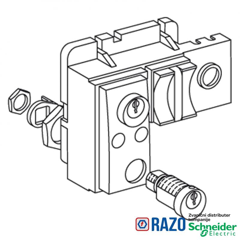 Profalux brava+set za adaptaciju - za NW - zaključavanje u OFF -2 različ. ključa 