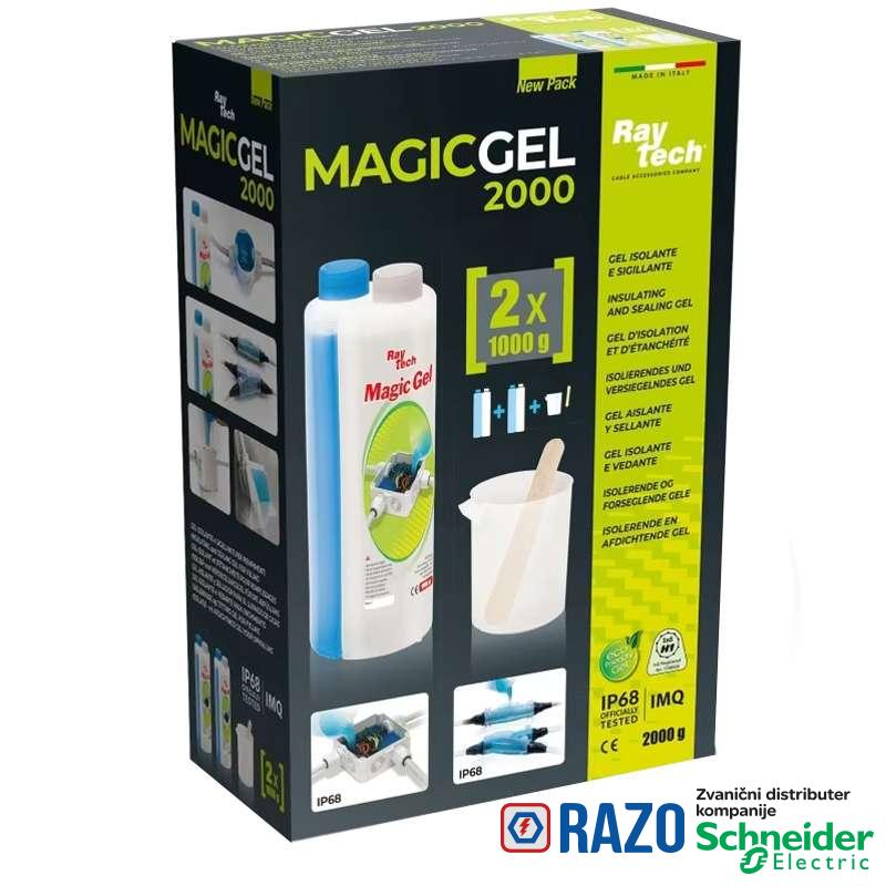 Magic gel 2000 dvokomponentna masa za livenje 