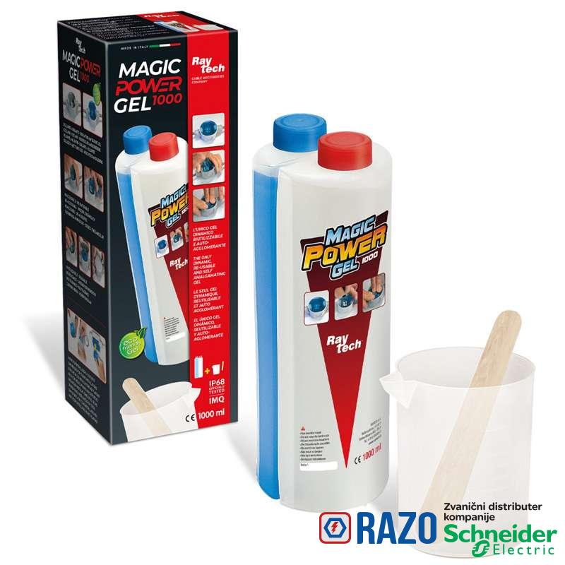 Magic power gel 1000 dvokomponentna masa za livenje u boci 1000ml 