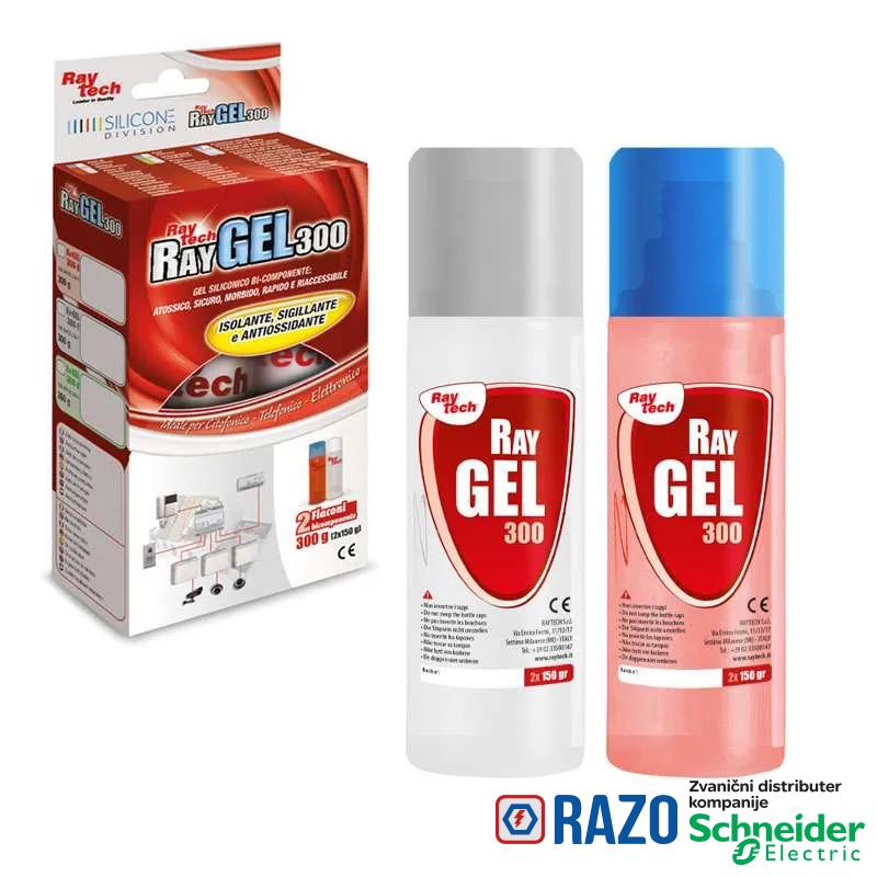 Ray Gel 300 R dvokomponentna crvena masa za livenje 300gr 