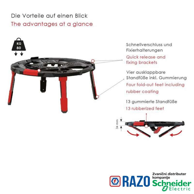XB500 APF Adapterska ploča za alat za razmotavanje kablova 