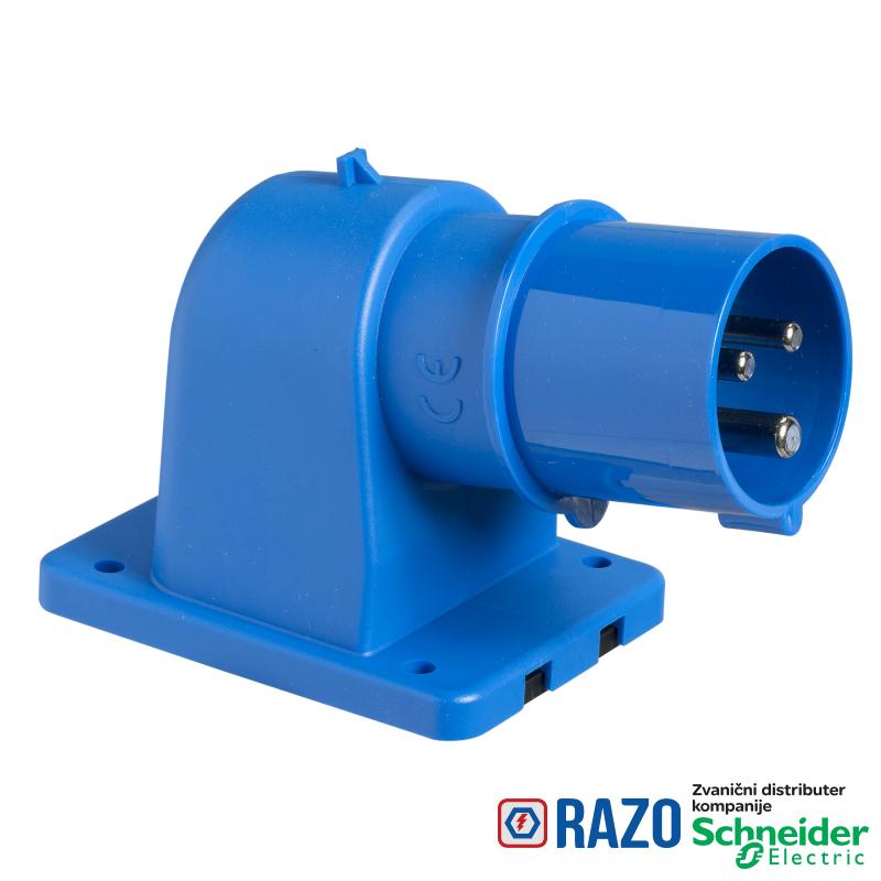 PratiKa industrijski utikač - 16 A - 2P + E - 200...250 V AC - IP44 