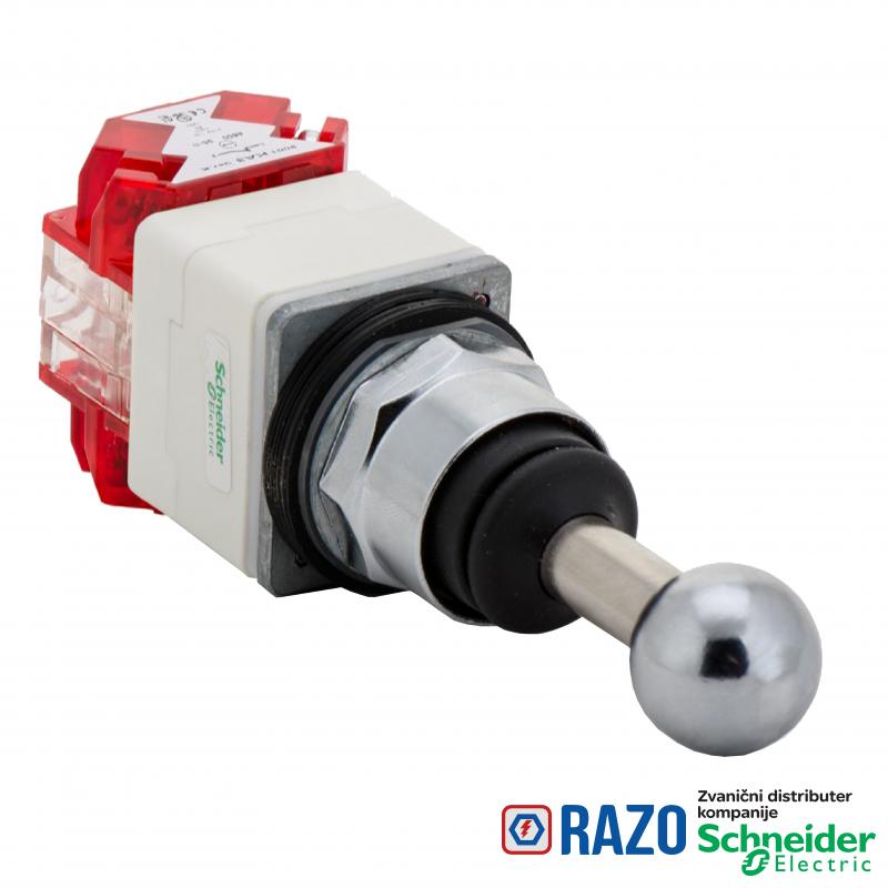 upravljačka palica - Ø 30 - 3 pozicije sa povratkom - 2 NO 