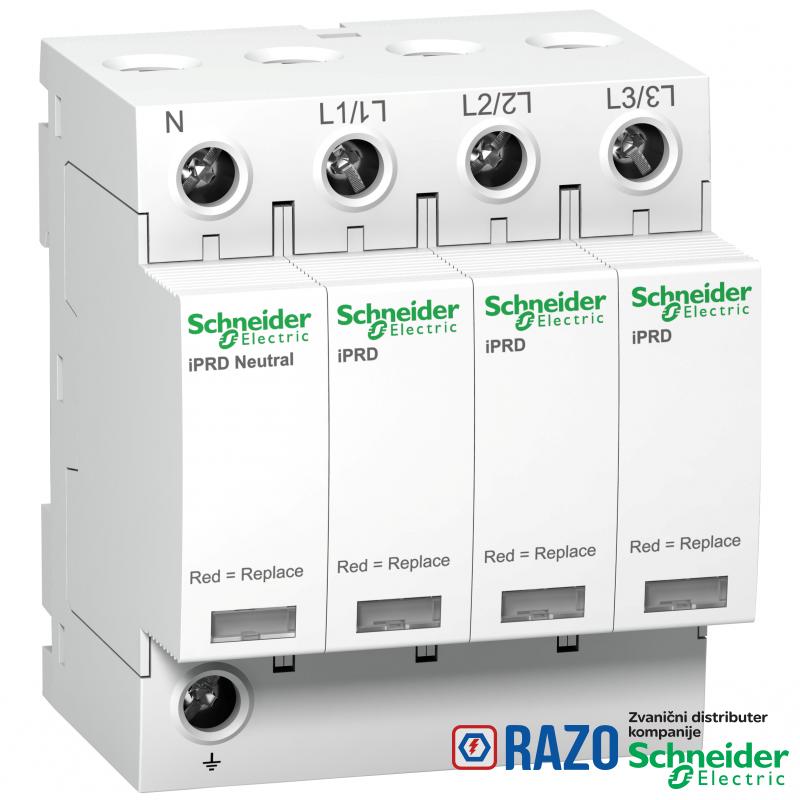 iPRD20r modularni odvodnik prenapona - 3P + N - 350V - sa daljinskom signal. 