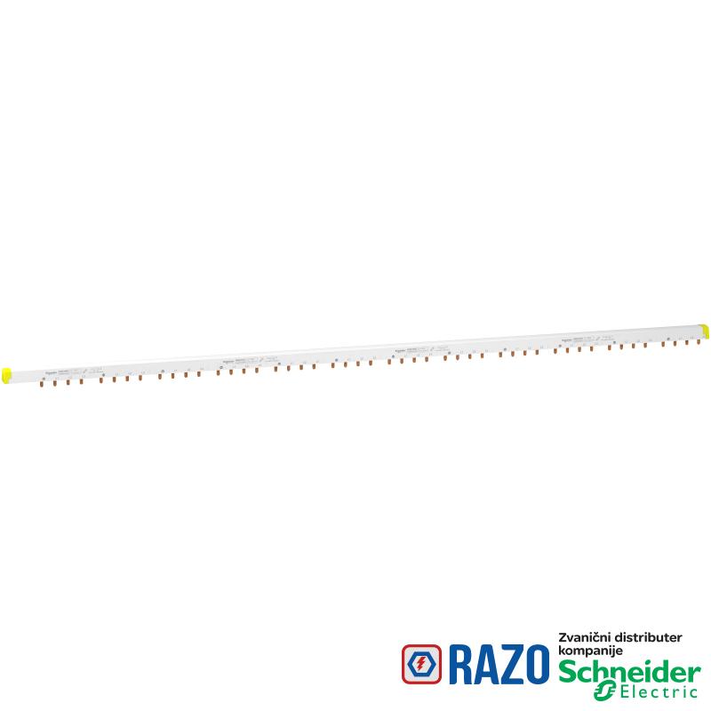 češljasta sabirnica - lako sečenje - Acti 9 4P + AUX 57 modula 100A 