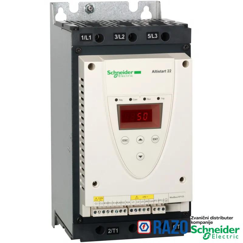 soft starter-ATS22-kontrolni napon 220V-napajanje 230V(15kW)/400...440V(30kW) 