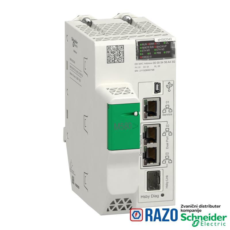 Redundantni HSBY procesorski modul M580 - nivo 2 - udaljeni I/O 