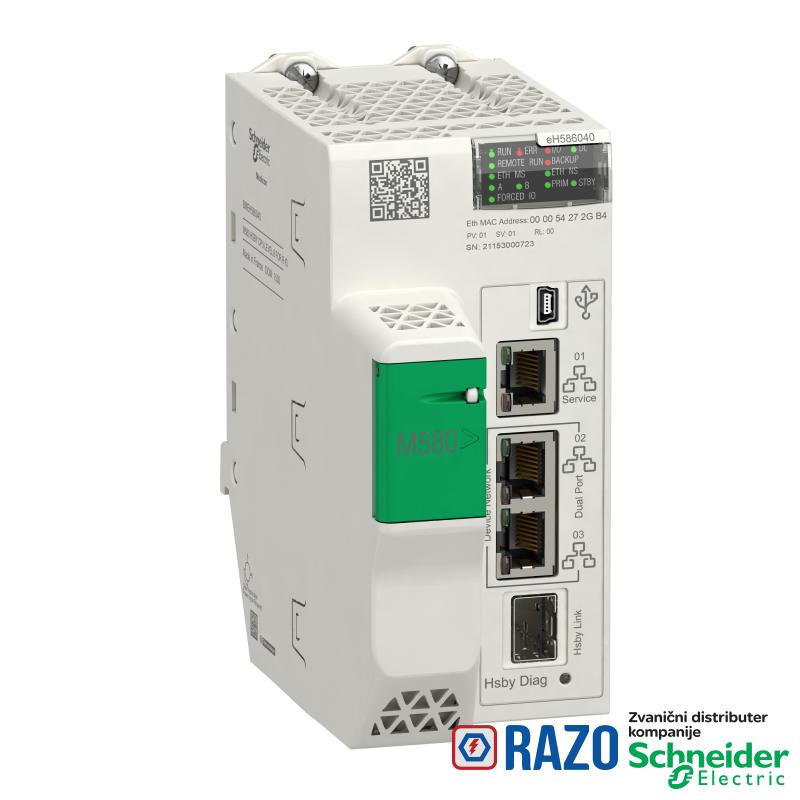 Redundantni HSBY procesorski modul M580 - nivo 6 - udaljeni I/O 