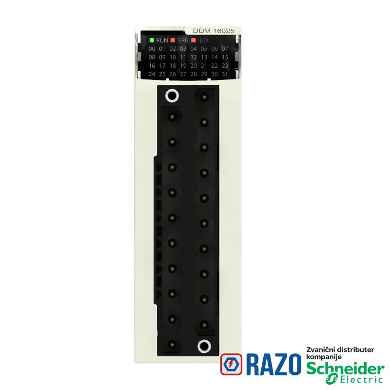 digitalni I/O modul M340 - 8 ulaza - 24 V DC - 8 relejnih izlaza 