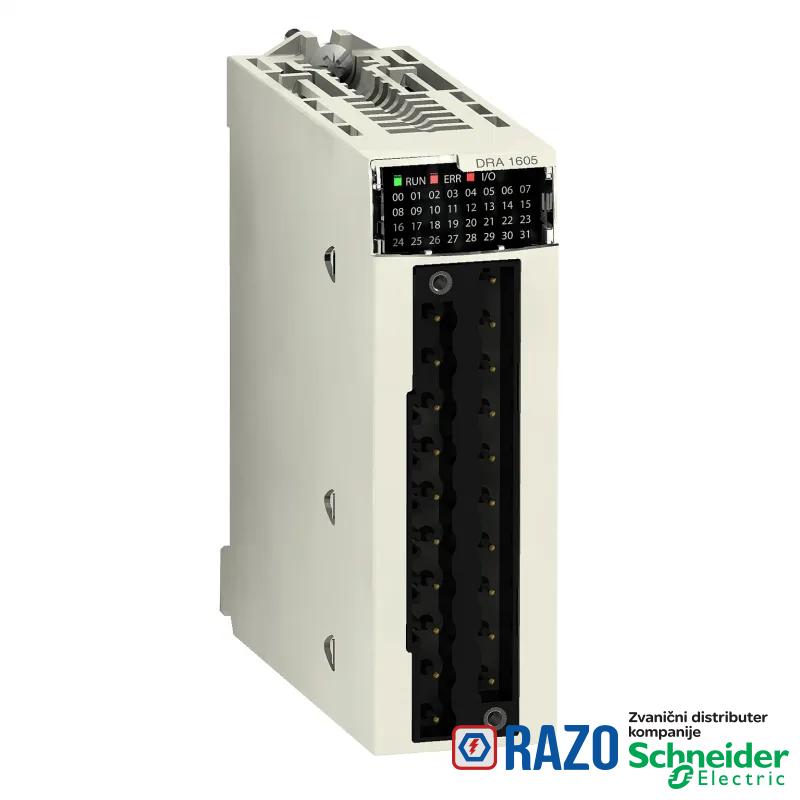 digitalni izlazni modul M340 - 16 izlaza - relej - 24 V DC 