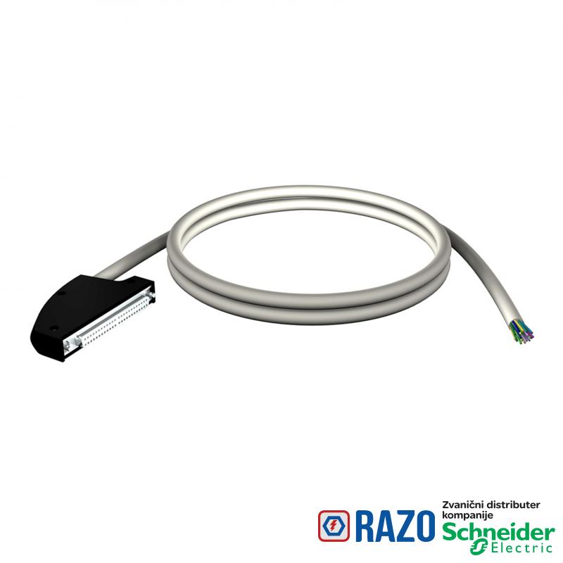 set kablova - 40-pinski priključni blok - 1 kraj sa slob. žicama-za M340 I/O-3 m 