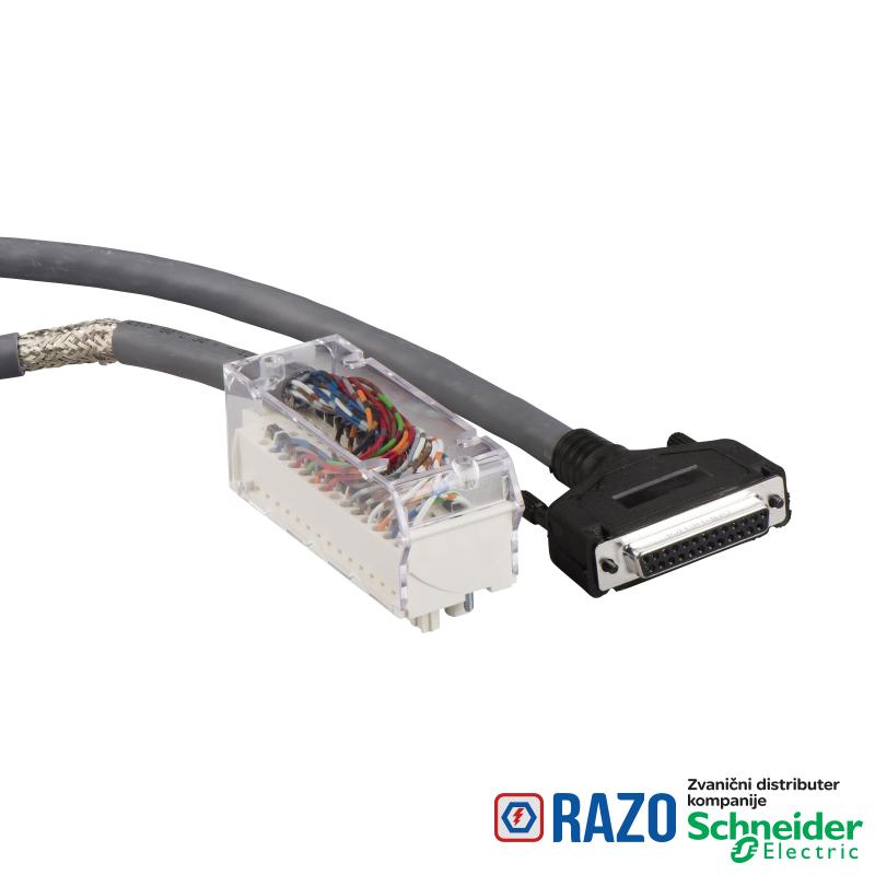 set kablova - 28-pinski priključak - SUB-D 25 za M340 I/O - 3 m 